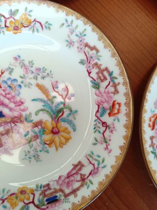 Juego platos Minton Chinesse Tree