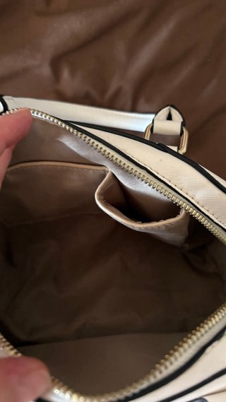 Bolso blanco mujer con correa