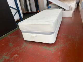 Canapé Tapizado Tapa 3D+Colchón Flex Visco 90x190