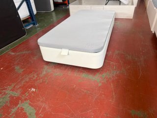 Canapé Tapizado Tapa 3D+Colchón Flex Visco 90x190