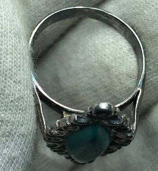 Anillo Plata Ley Turquesa + Regalo