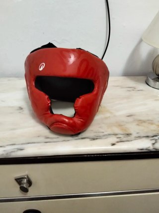Casco Artes Marciales Rojo