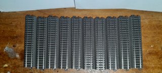 Lote 10 Vias "C" 24172 retas Marklin H0.
