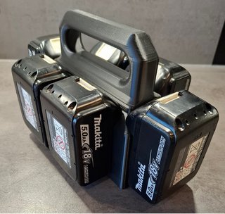 Soporte Porta 6 Baterías Makita 18 V