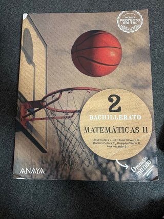 Matemáticas II. 2o de Bachillerato