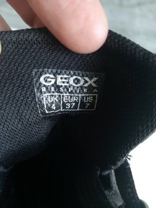Geox Respira Zapatillas Mujer Negro/Multicolor