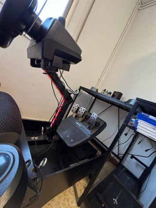 Cockpit Sim Racing Logitech G29 + Palanca