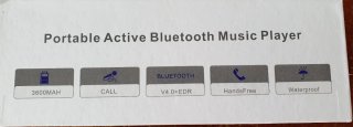 Altavoz Bluetooth Kumho Tyre Negro