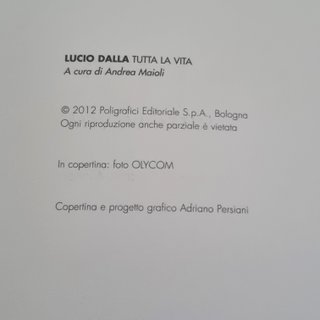 Lucio Dalla Tutta la vita Resto del Carlino 2012