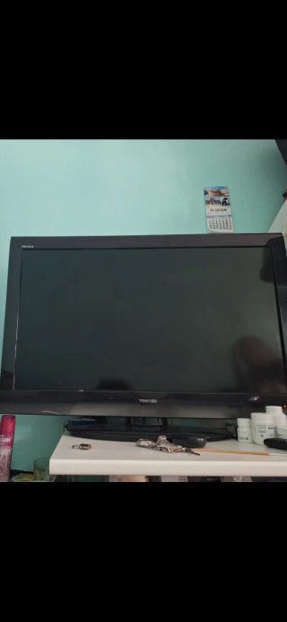 TV Toshiba Negra Funciona Sin Mando
