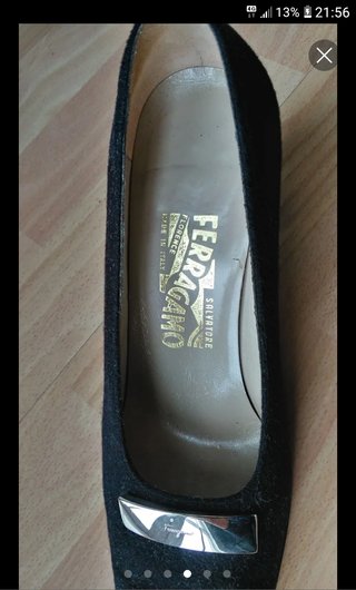Zapatos Salvatore Ferragamo Negros