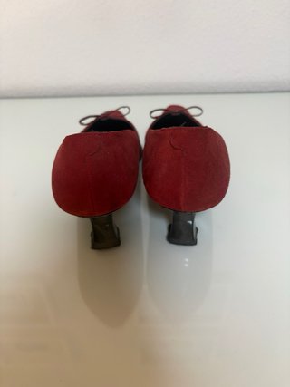 Zapatos Boretti Tacon Kitten Vintage, burdeos