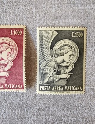 Serie francobolli Poste Vaticane 1968
