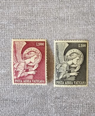 Serie francobolli Poste Vaticane 1968