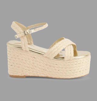 Cuñas Blancas Talla 41
