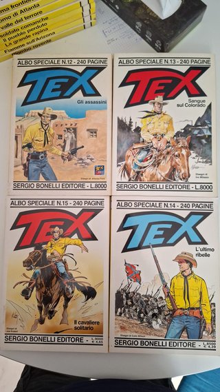Tex Vintage 16 Albo Speciale dal n. 4 al n. 19