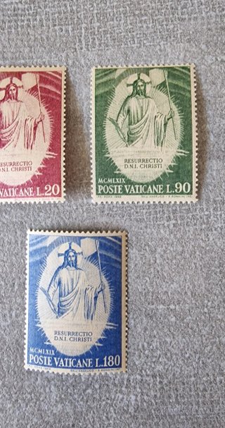 Serie Francobolli Poste Vaticane MCMXIX