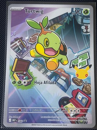 Carta Pokémon Turtwig MEP 040 30 aniversario 🇪🇸
