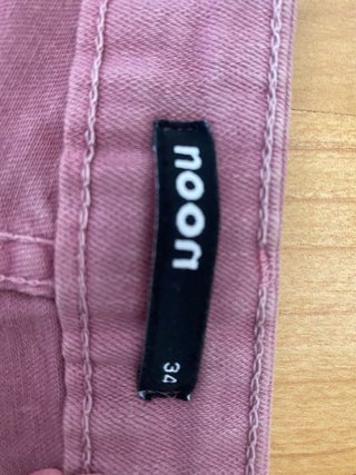 Pantalón noon rosa flare talla 34