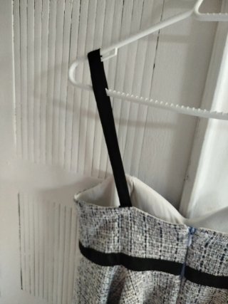 Top tirantes Zara gris y blanco