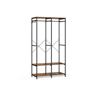 Guardaroba Portatile 40 x 141 x 180 cm Marrone Vintage