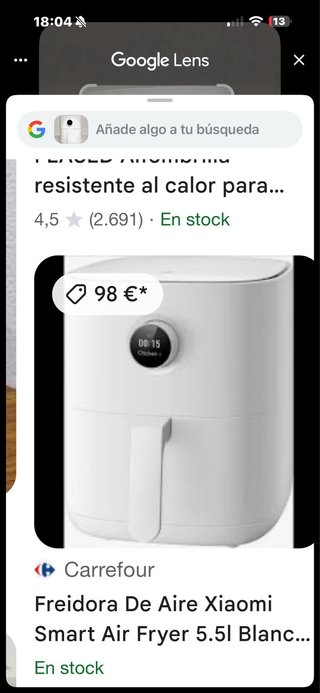 Freidora de aire Xiaomi 4.5L