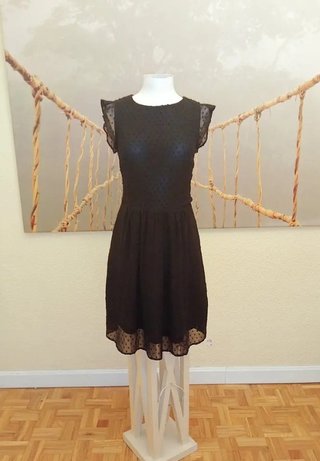 Vestido negro de lunares H&M