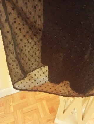 Vestido negro de lunares H&M