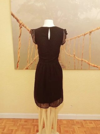 Vestido negro de lunares H&M