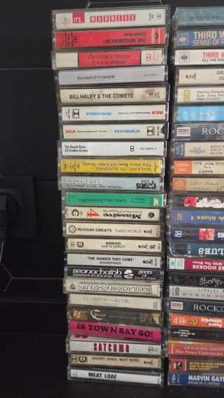 Colección Cassettes Rock/Pop 70s-90s