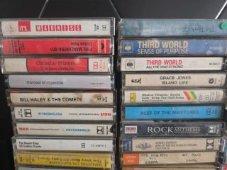 Colección Cassettes Rock/Pop 70s-90s