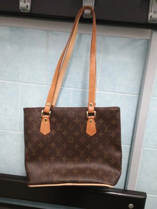 Borsa Louis Vuitton in pelle marrone