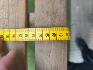 Tavolo pieghevole in legno per terrazzo