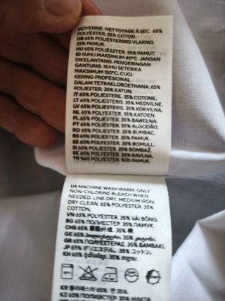 Camicia Coolmax H&M Bianca Taglia L