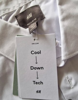 Camicia Coolmax H&M Bianca Taglia L