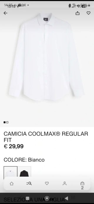 Camicia Coolmax H&M Bianca Taglia L