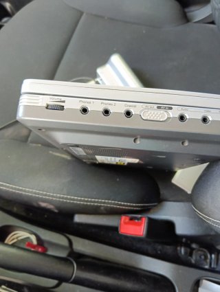 DVD para coche,con Cargador y Cables AV