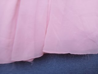 Vestido de fiesta rosa drapeado Usado una vez
