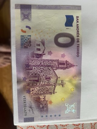 Billete 0 Euros Souvenir