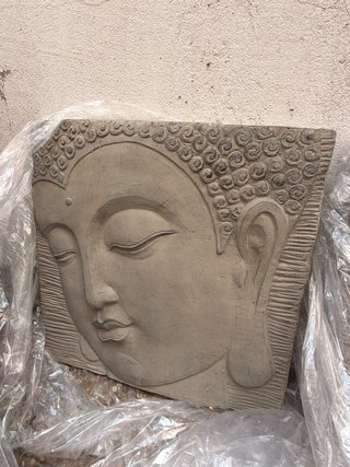 Cuadro Buda Piedra Jardín nuevo  Cemento.