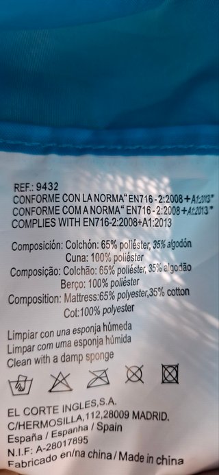Cuna de viaje Bbest