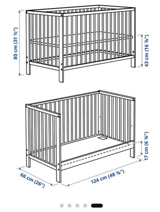 Cuna Gulliver Ikea + Colchón