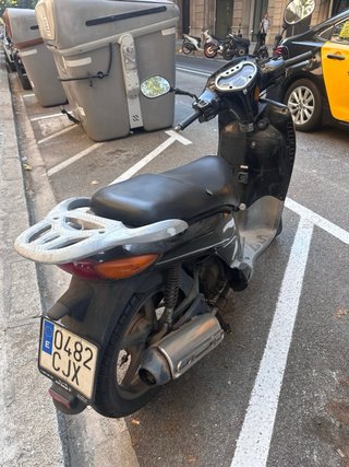 Honda SH 125 Scooter Negra (problema motor)