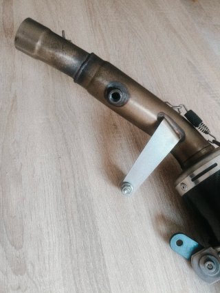 Silencioso THUNDER  tubo Fibra Carbono / Titanio H