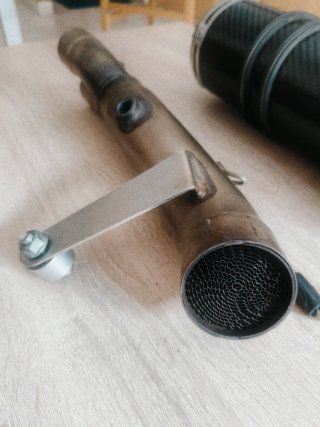 Silencioso THUNDER  tubo Fibra Carbono / Titanio H