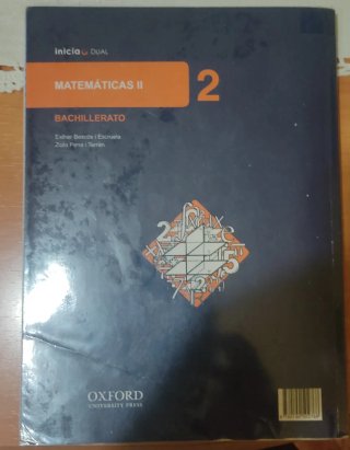 Inicia Matemáticas 2.º Bachillerato. Libro del ...