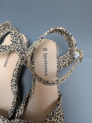 Alpargatas cuña mujer beige T.38 esparto