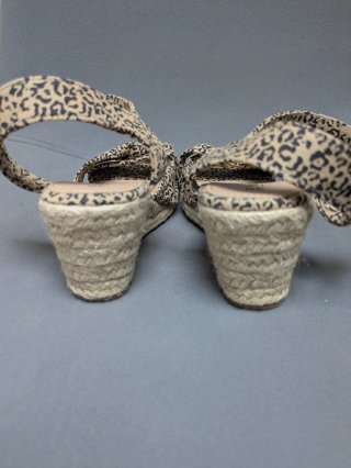 Alpargatas cuña mujer beige T.38 esparto