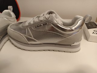 Zapatillas Michael Kors Plata/Blanco