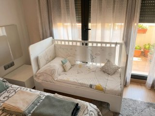 Cuna infantil blanca